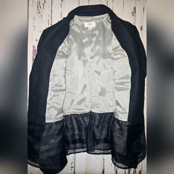 Ann Taylor Loft Navy Blue Blazer - Picture 6 of 9